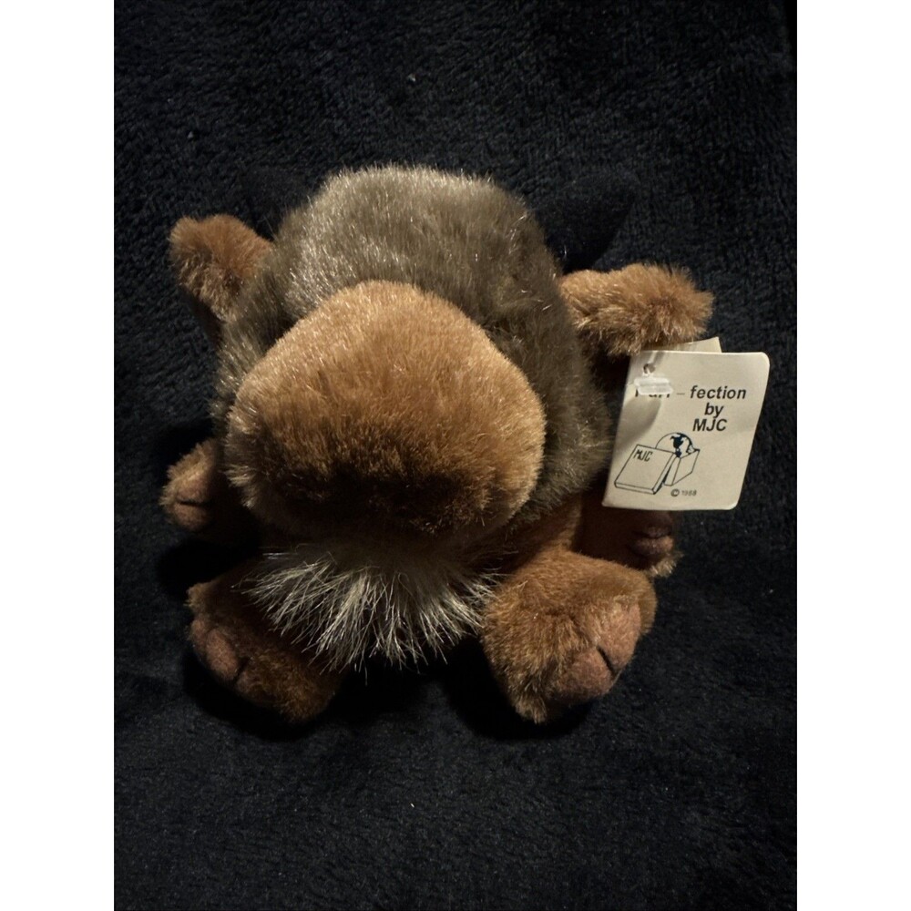 Vintage 1997 Purr-fection by MJC Bubba Buffalo Plush 4" Cushy Critter 2826